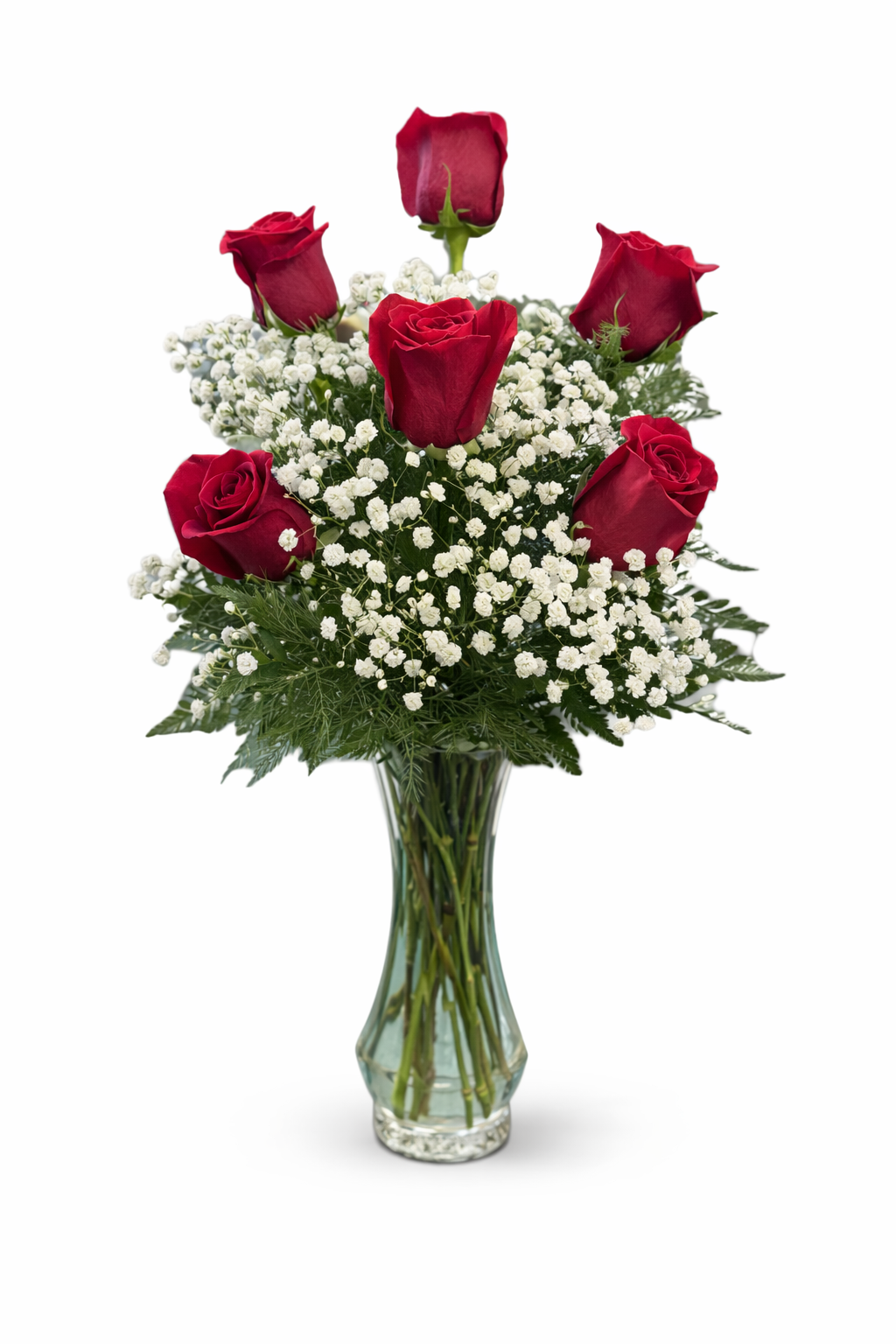 Half Dozen Red Roses – C - K Florist, Kenova WV