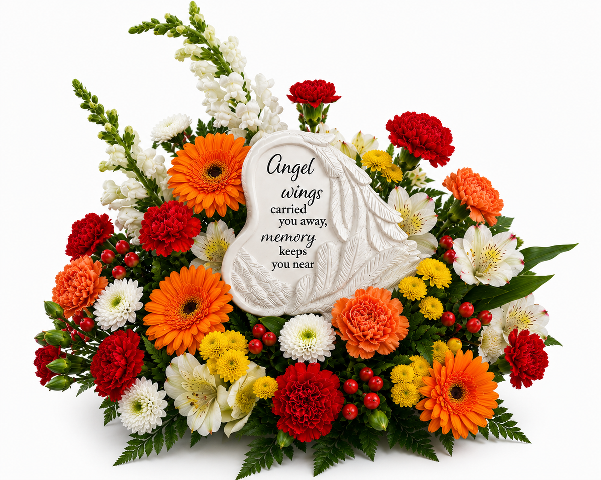 Angel Wing Arrangement (Multi) – C - K Florist, Kenova WV