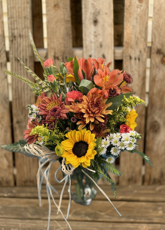 Seasonal Fall Arrangment